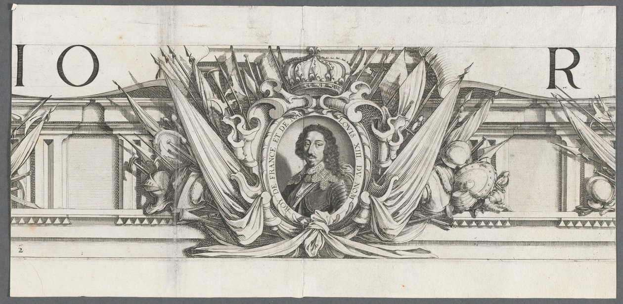 The Siege of La Rochelle: Plate 2, 1628-1630. av Michael Lasne