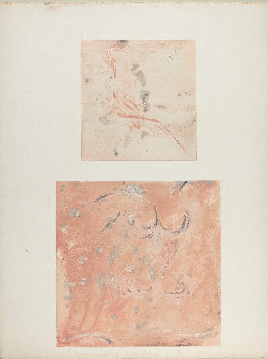 Fragment av veggdekorasjon, ca. 1940. av Michael Lauretano
