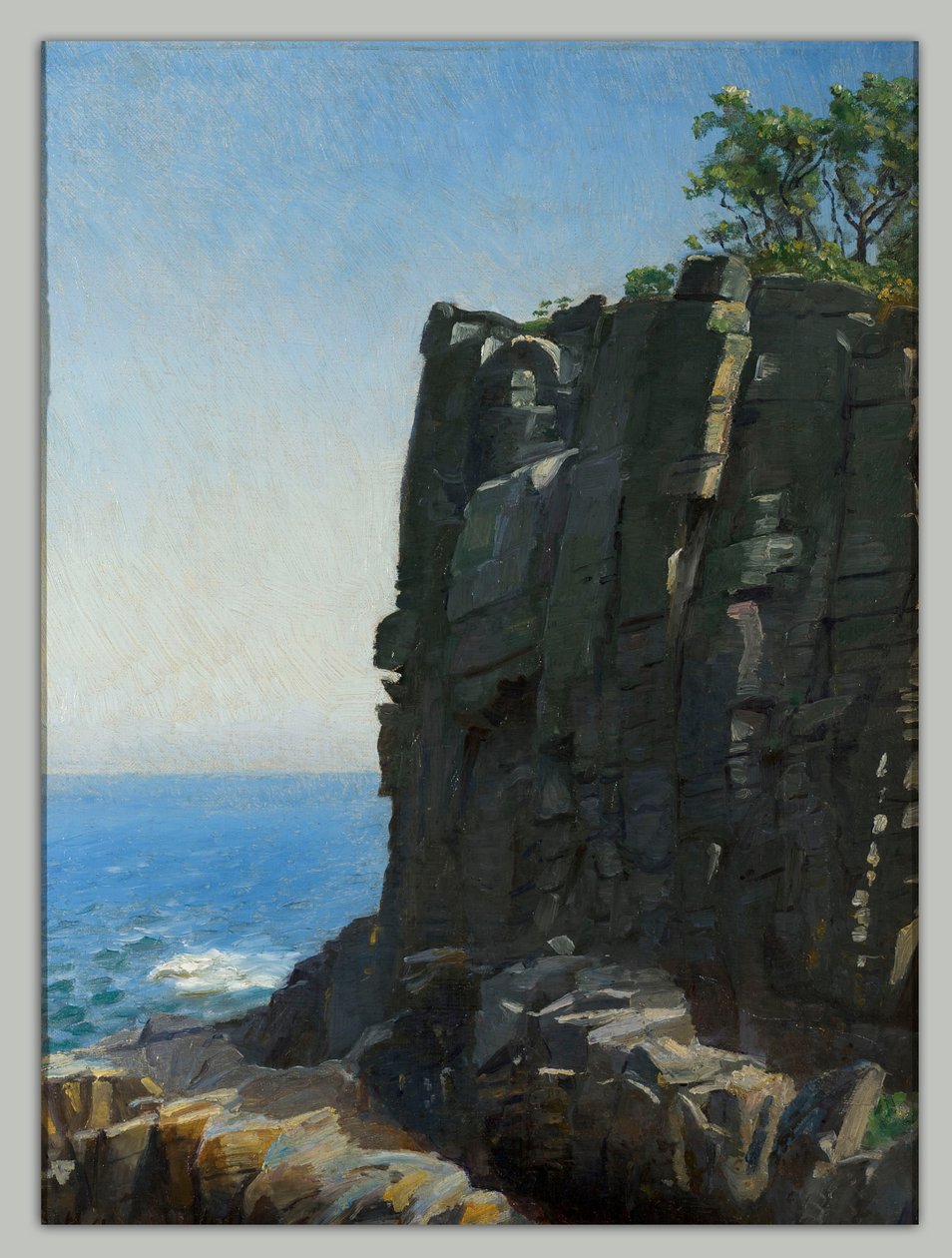 Sanctuary Cliffs på Rø av Michael Peter Ancher