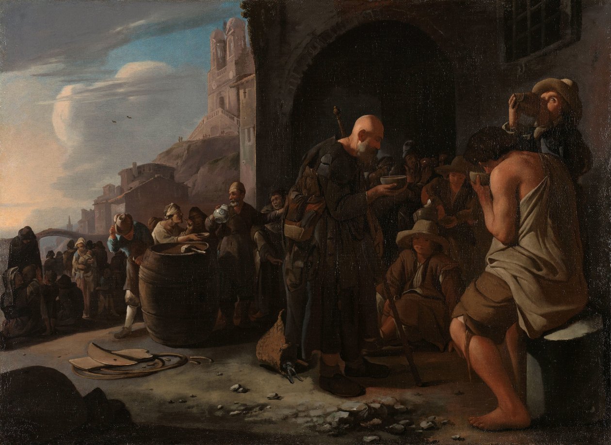 Forfriskende de tørste De dorstigen laven av Michael Sweerts