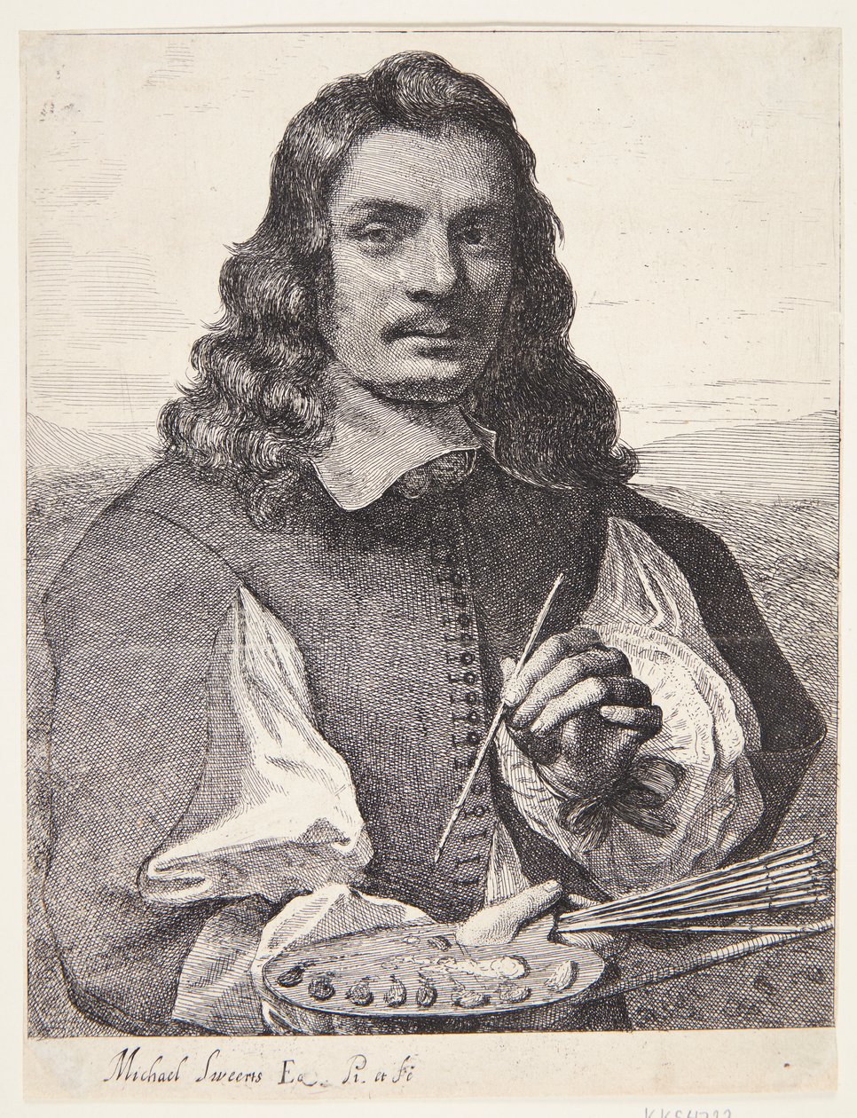 Selvportrett av Michael Sweerts