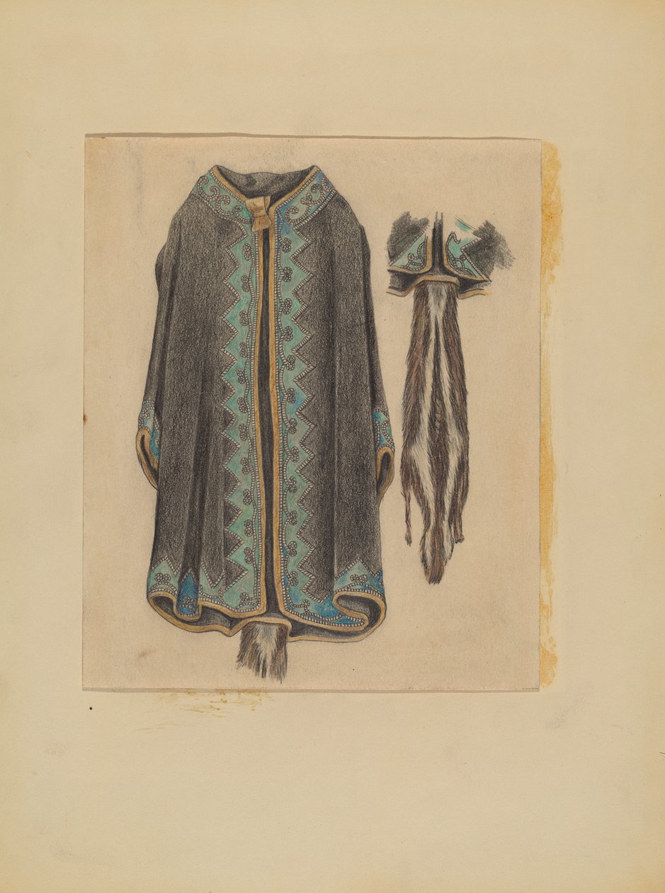 Black Cotton Coat av Michael Trekur
