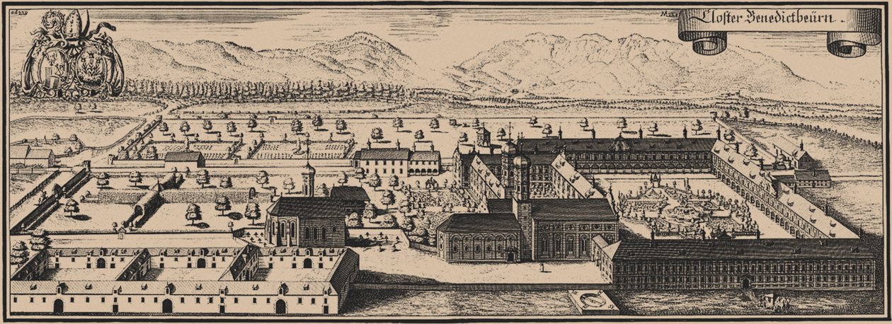 Benediktbeuern kloster av Michael Wening