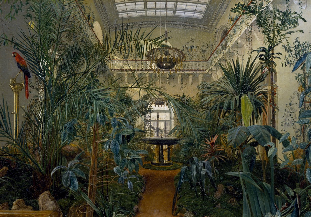 Vinterhage i vinterpalasset i St. Petersburg av Michail Ivanovich Antonov