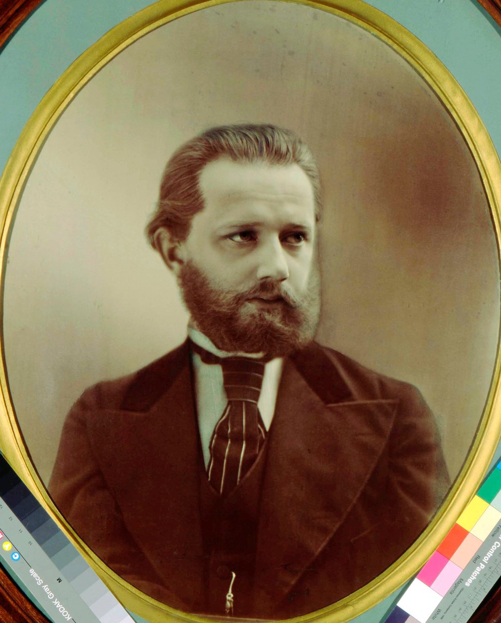 Peter Tsjaikovskij, russisk komponist, 1800-tallet av Michail Michailovich Panov