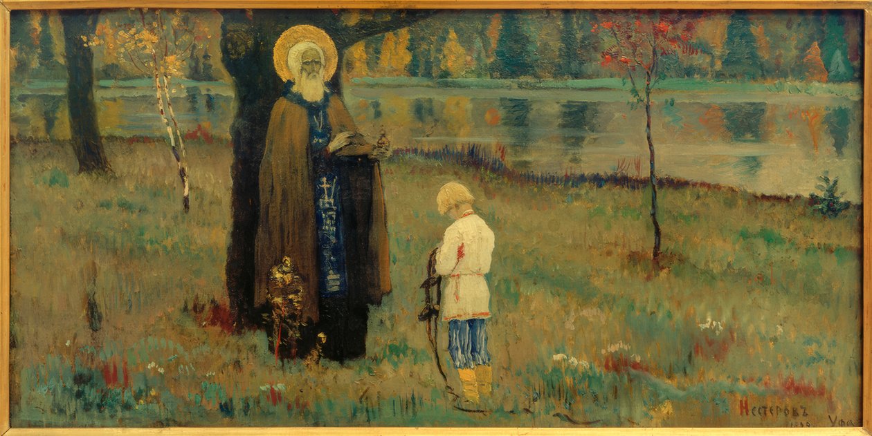 Visjon av gutten Bartholomew av Michail Wassiljewitsch Nesterow