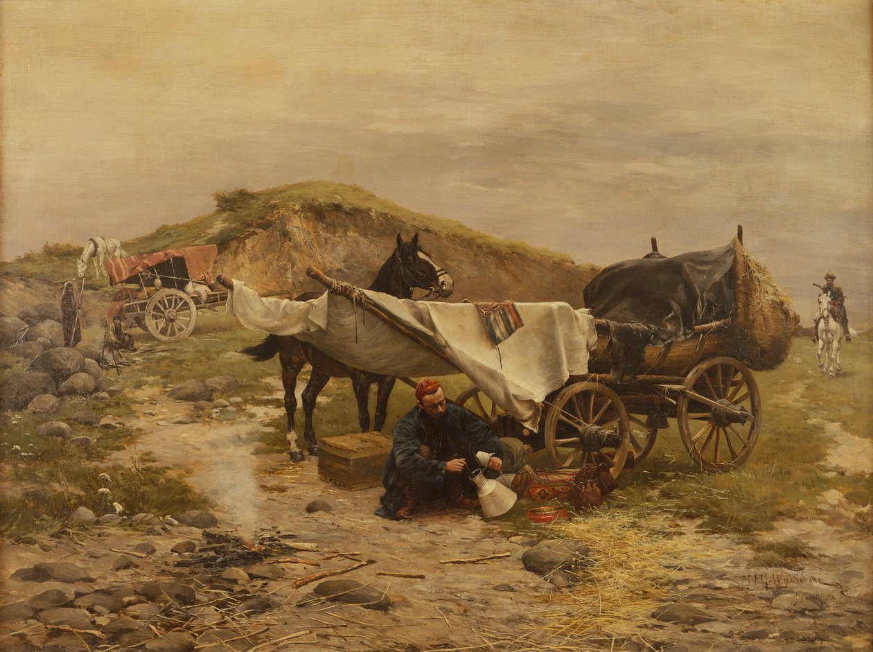 Tartarer hviler av Michal Pawel Gorstkin Wywiórski