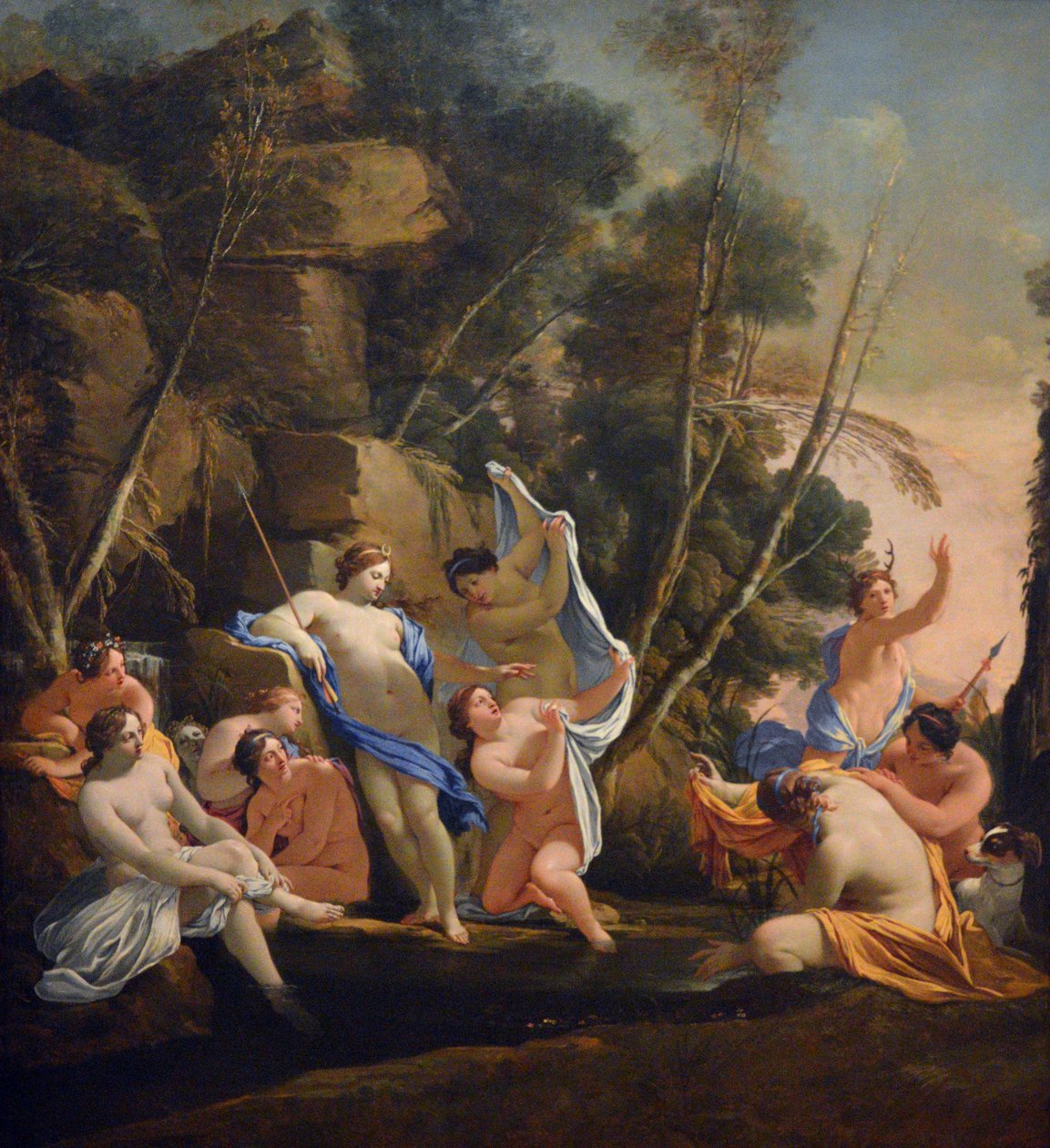 Diana og Actaeon av Michel Dorigny