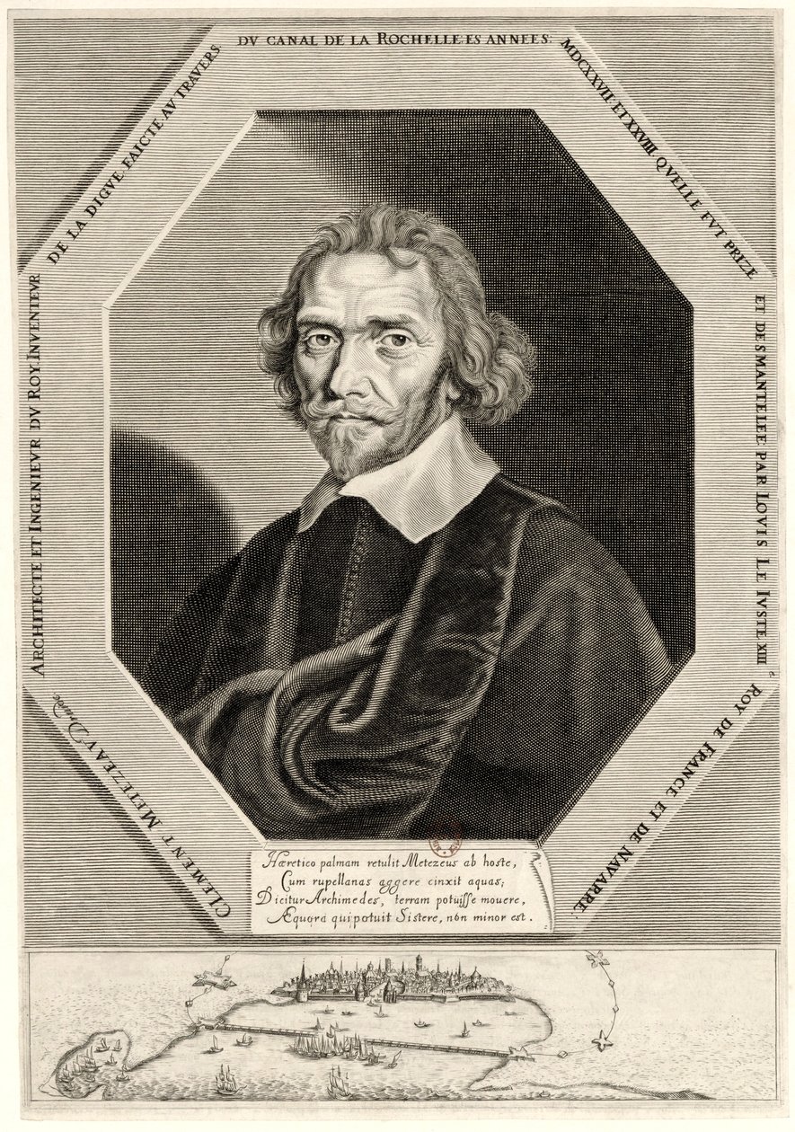 Clément Métezeau (1581 - 1652), fransk arkitekt av Michel Lasne