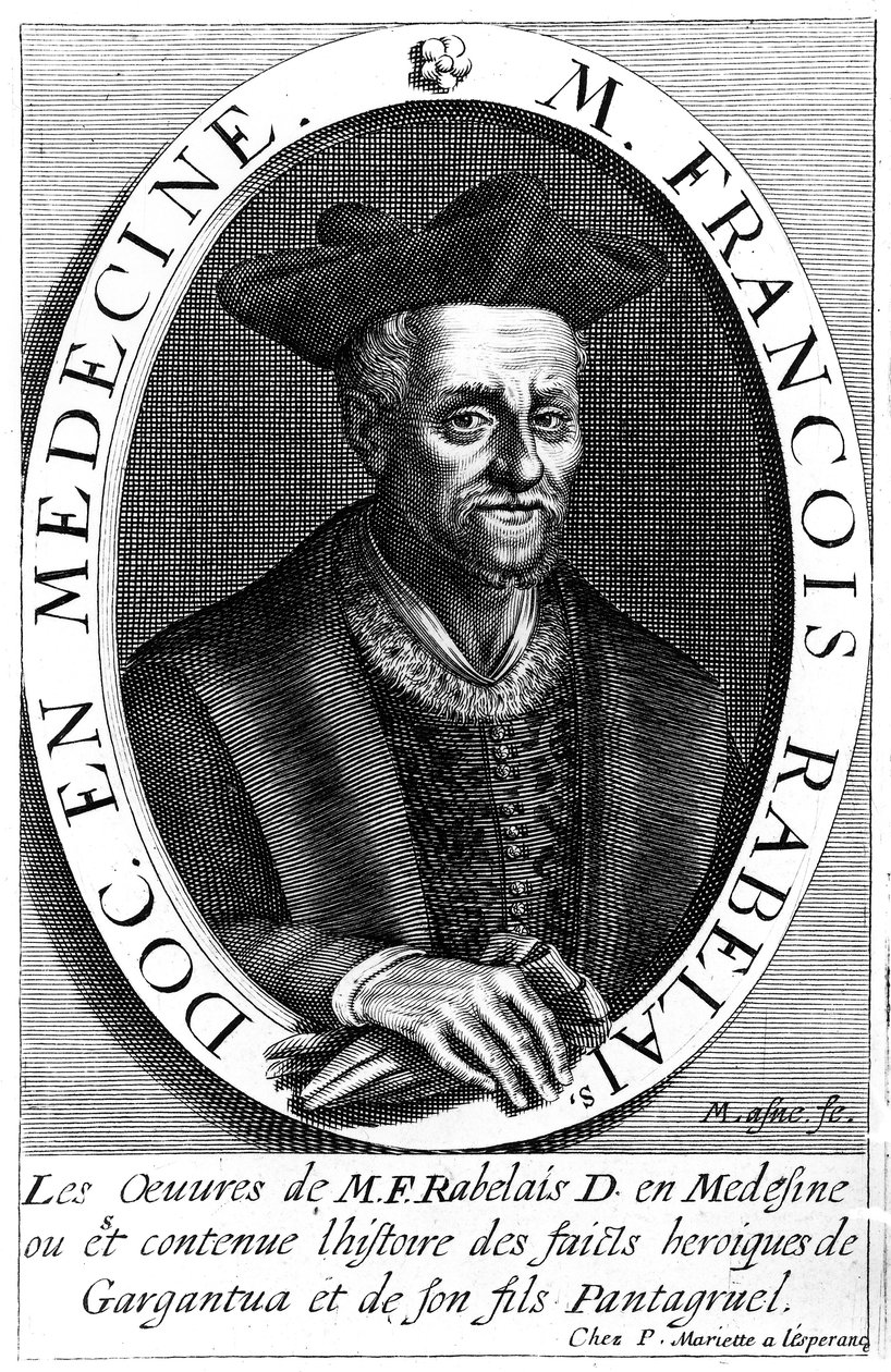 François Rabelais av Michel Lasne
