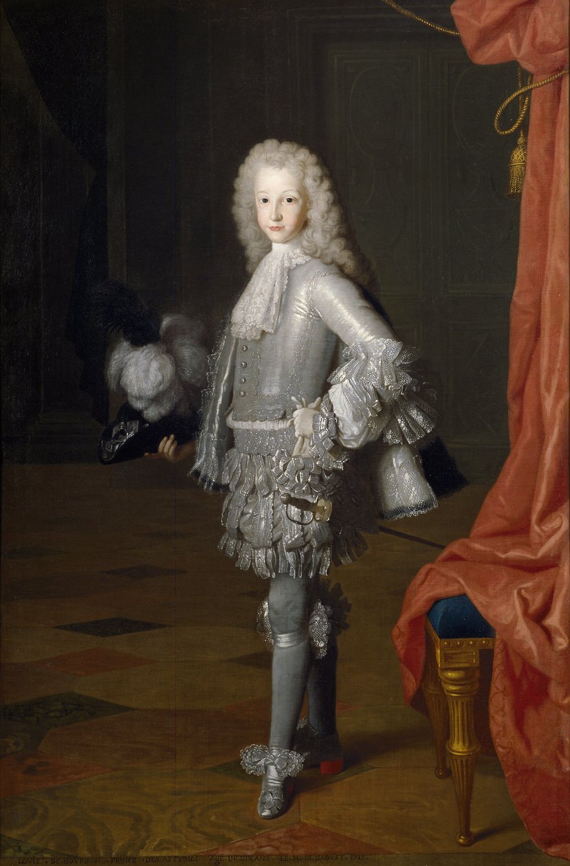 Louis I som prins av Asturias, 1717 av Michel Ange Houasse