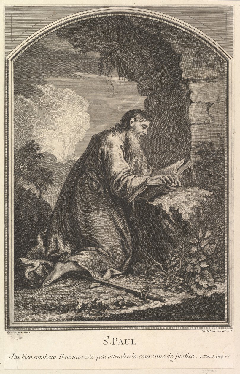 Saint Paul, 1726. av Michel Aubert