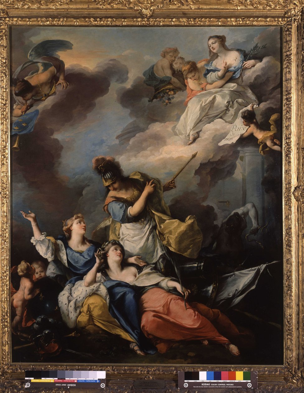 Allegori om freden i Wien i 1606 av Michel Francois Dandre Bardon