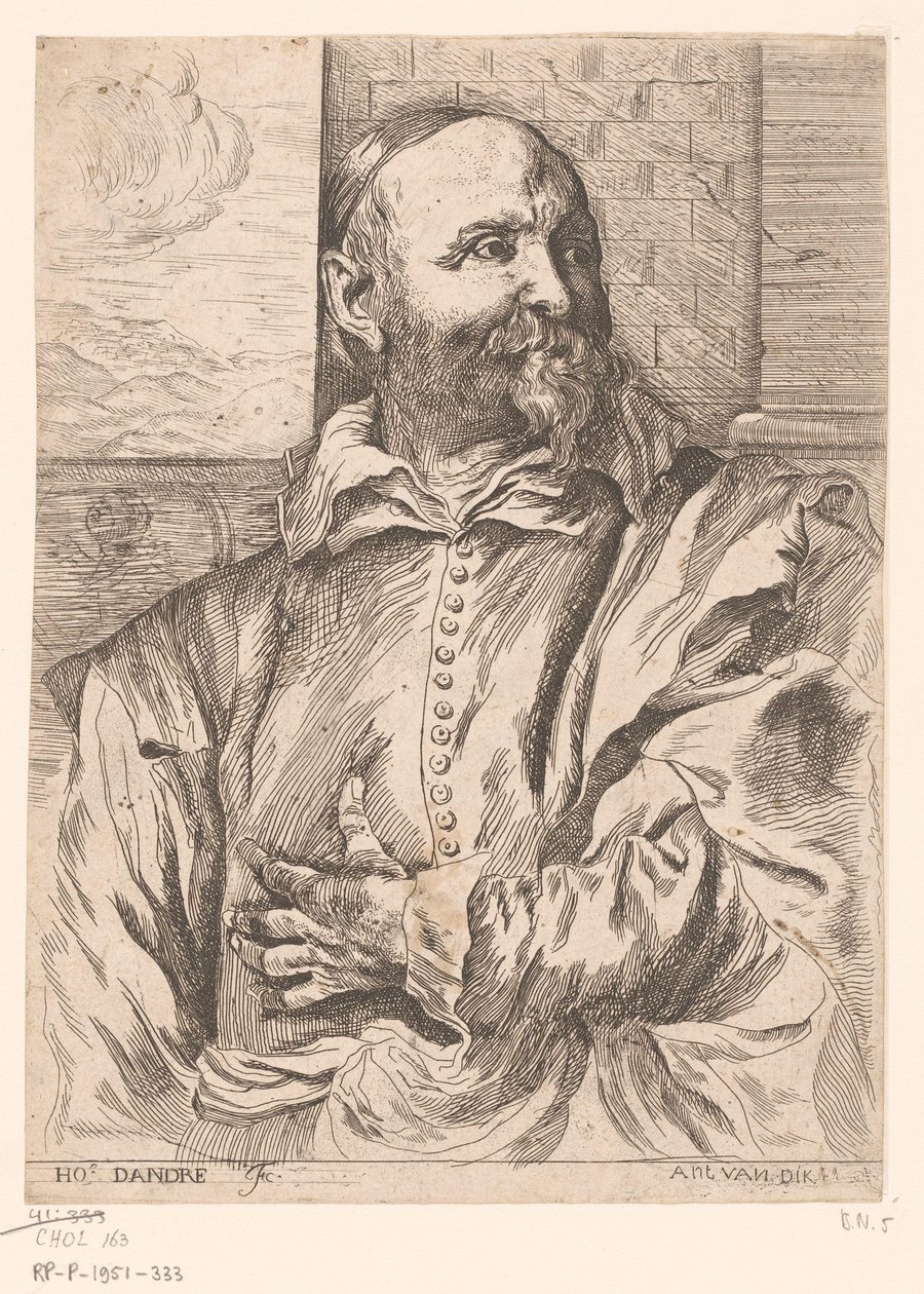 Portrett av Jan (I) Snellinck av Michel Francois Dandre Bardon