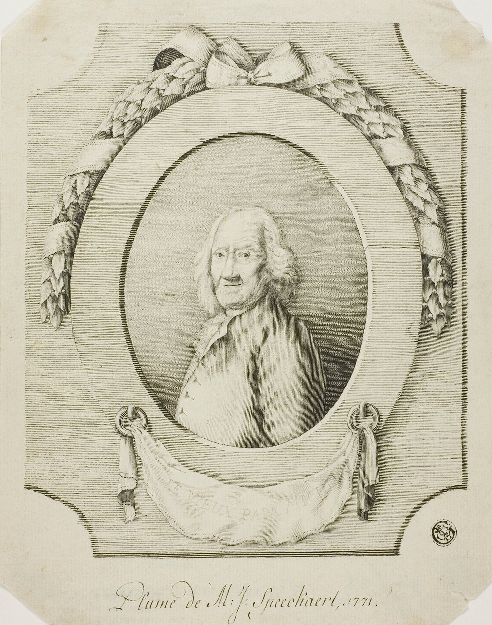 Gamle pappa Michel av Michel Joseph Speeckaert