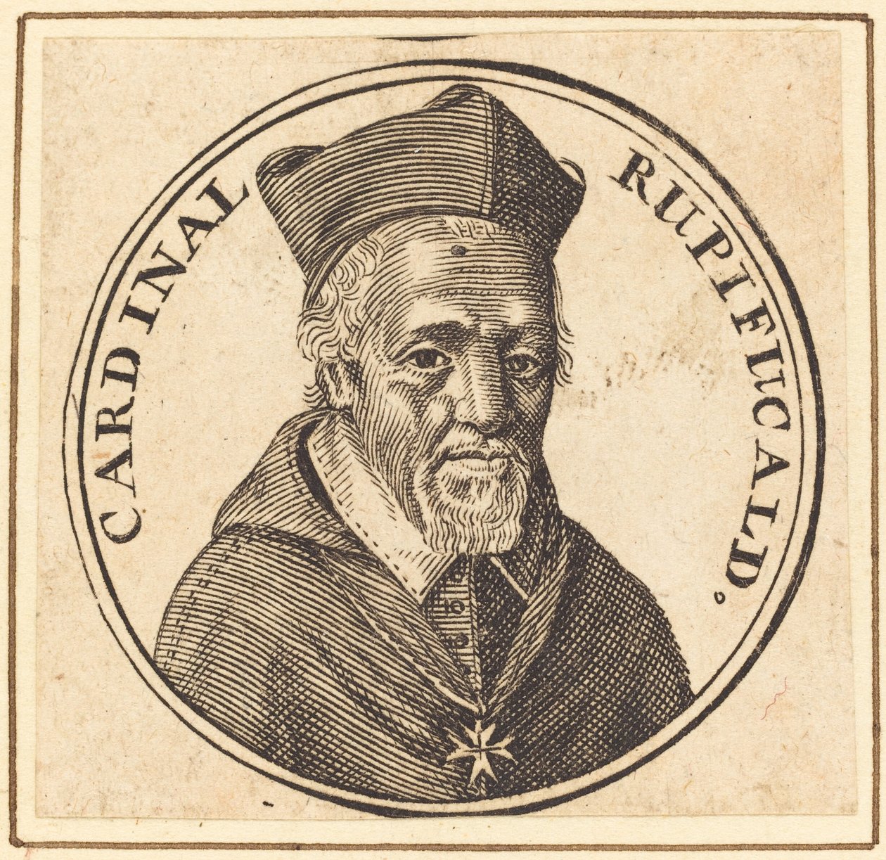 Francois La Rochefoucauld av Michel Lasne