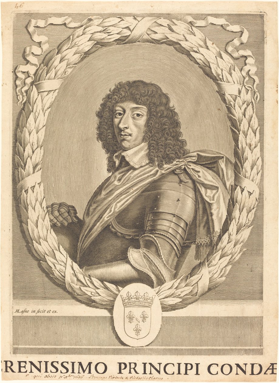 Ludvig II av Bourbon av Michel Lasne