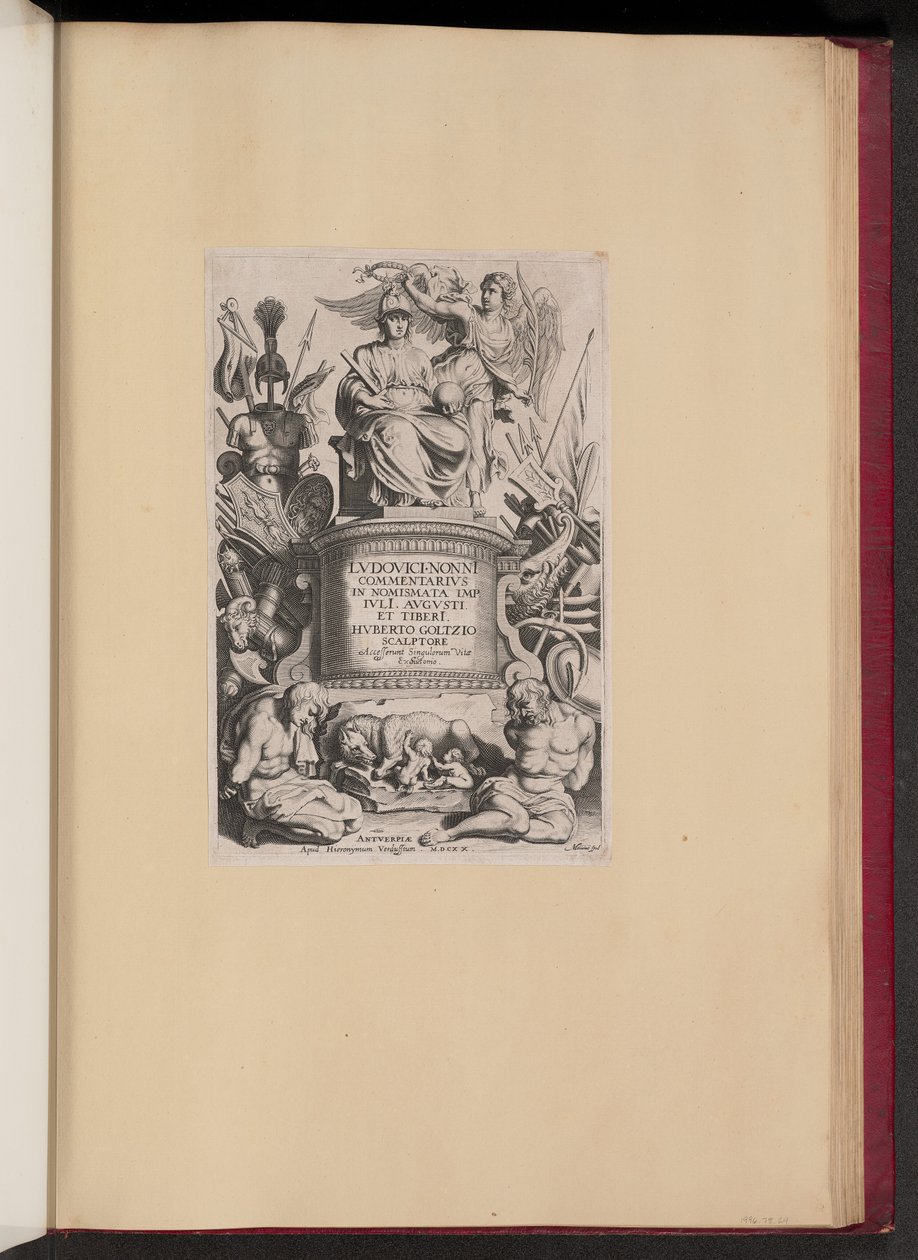 Tittelside for Ludovicus Nonnius, Kommentar til medaljer av Michel Lasne after Sir Peter Paul Rubens