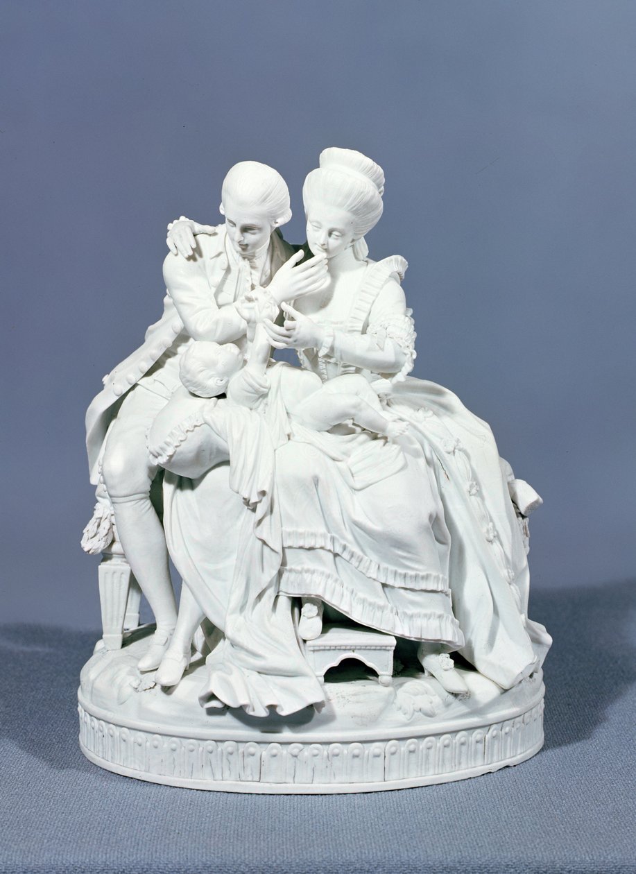 The Happy Parents, Meissen, ca. 1770 (porselen) av Michel Victor Acier