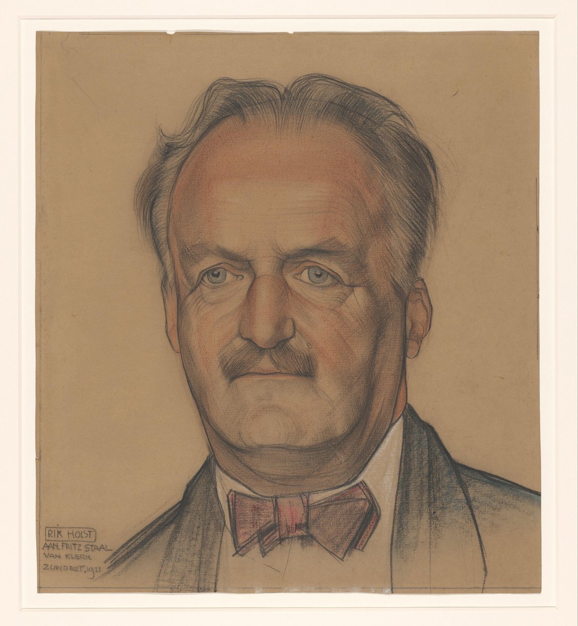 Portrett av Richard Nicolaus Roland Holst av Michel de Klerk