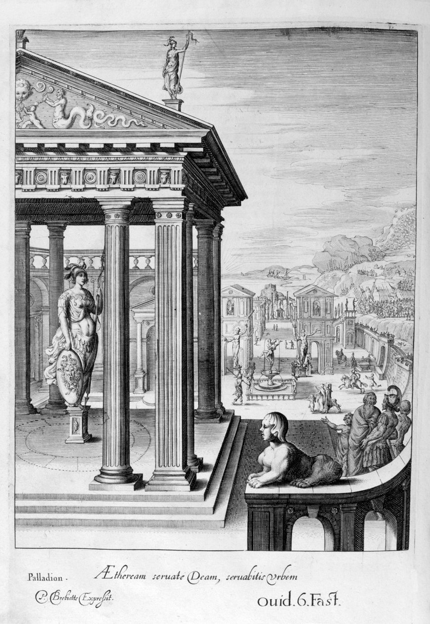 Palladium, 1655 av Michel de Marolles