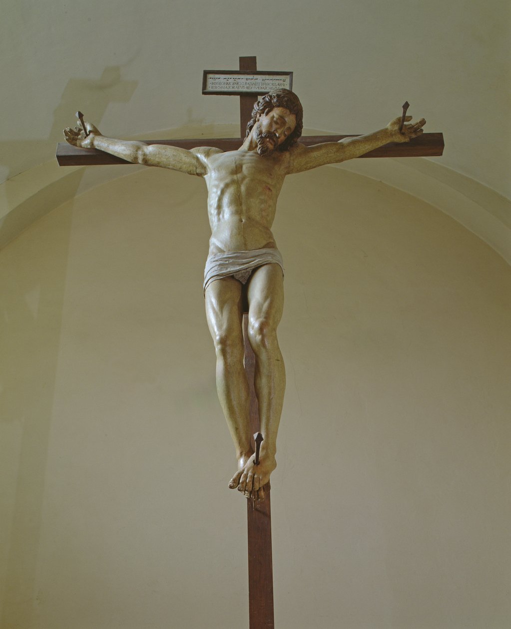 Krusifiks (tre) av Michelangelo Buonarroti