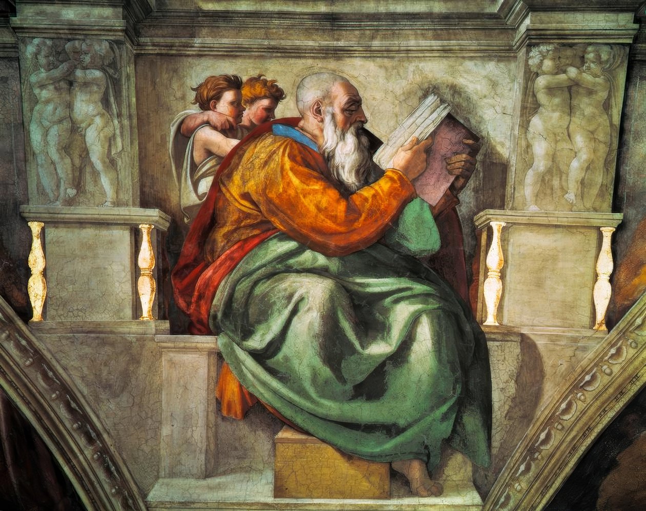 Profeten Zacharias av Michelangelo Buonarroti