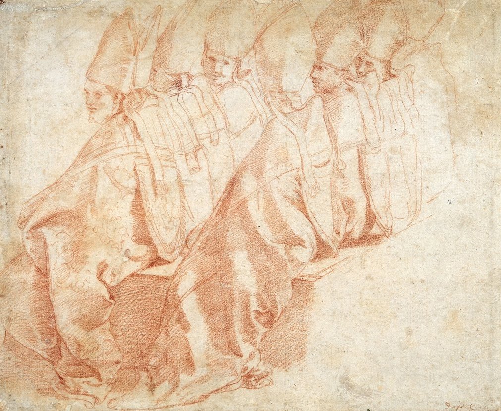 Åtte sittende biskoper av Michelangelo Buonarroti