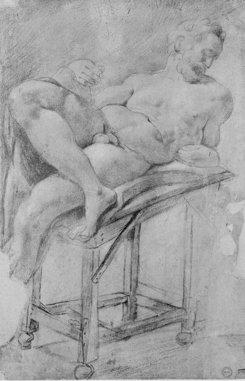 Modell av kvelden av Michelangelo Buonarroti
