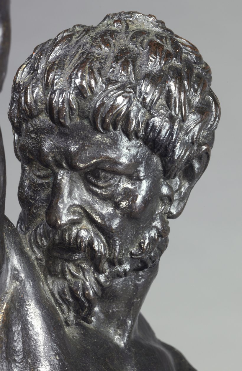 Naken Bacchants som rir pantere, ca. 1506-08 (bronse) av Michelangelo Buonarroti