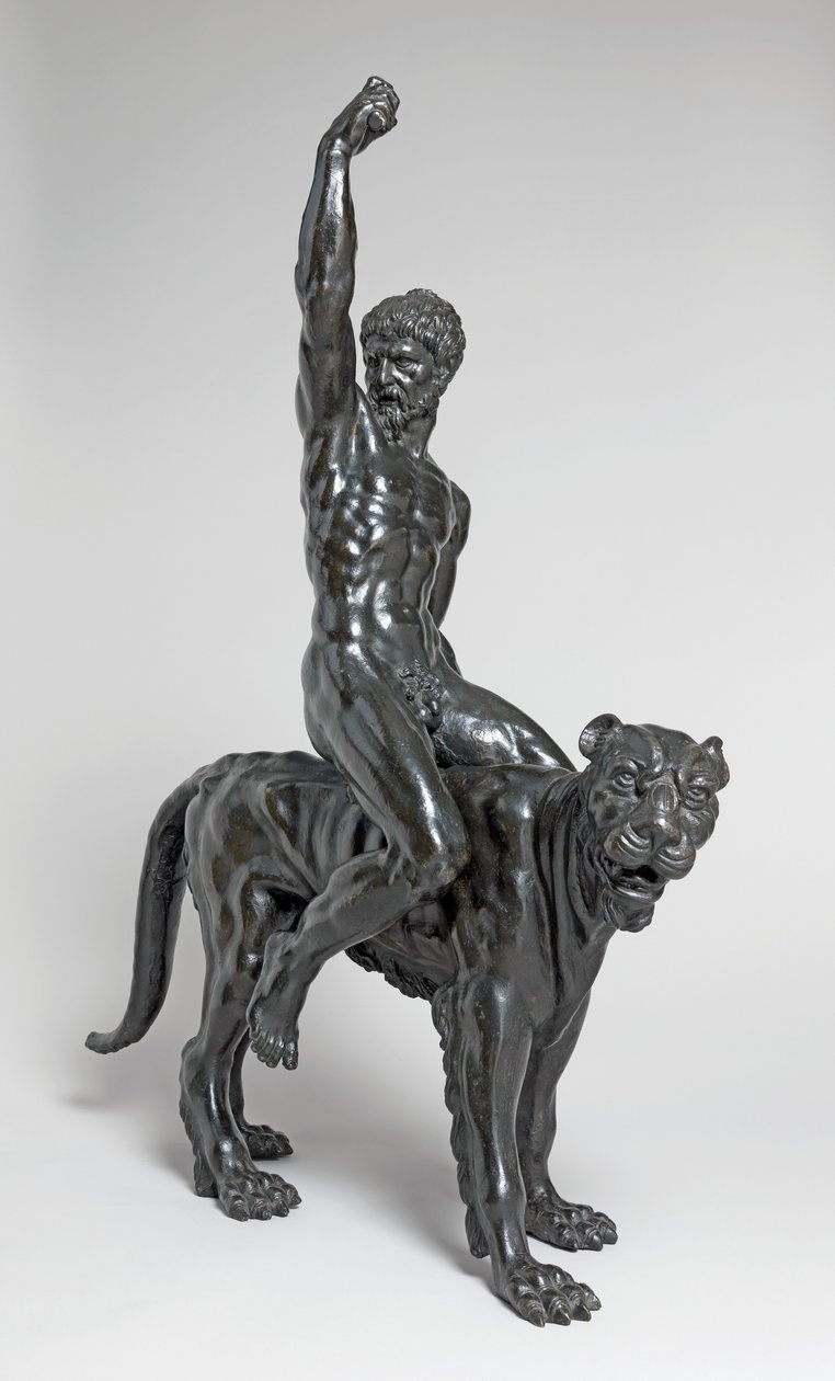Nakne bacchants rir pantere av Michelangelo Buonarroti