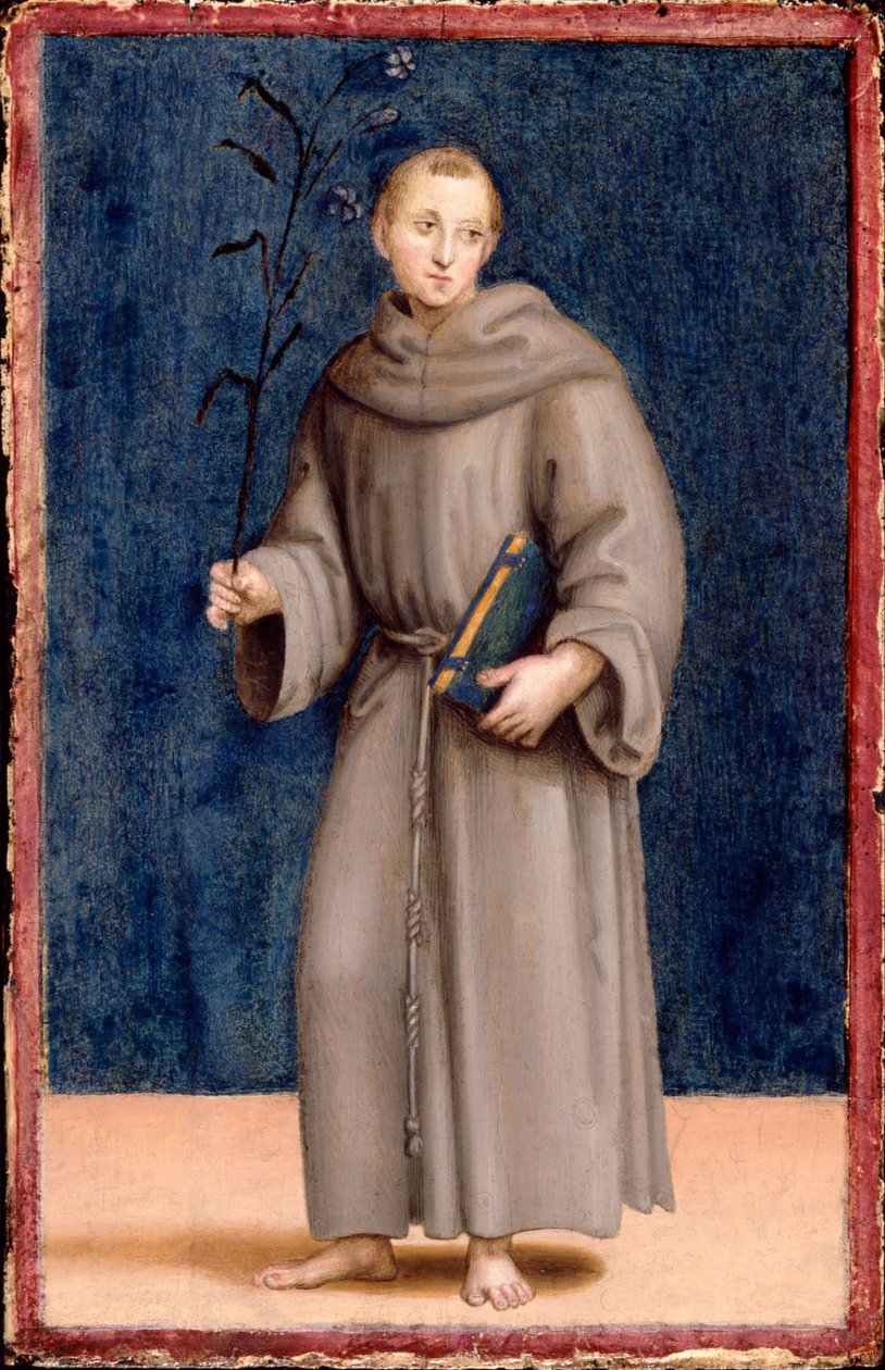 Den hellige Antonius av Padua av Michelangelo Buonarroti