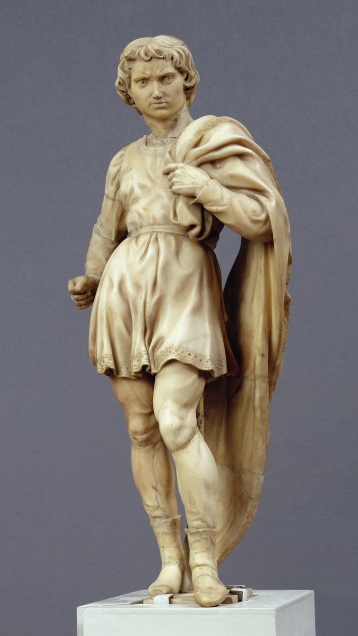Saint Proculus, fra Arca di San Domenico, 1495 (marmor) av Michelangelo Buonarroti