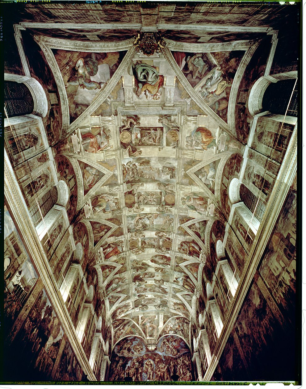 Det sixtinske kapells tak, 1508-12 av Michelangelo Buonarroti