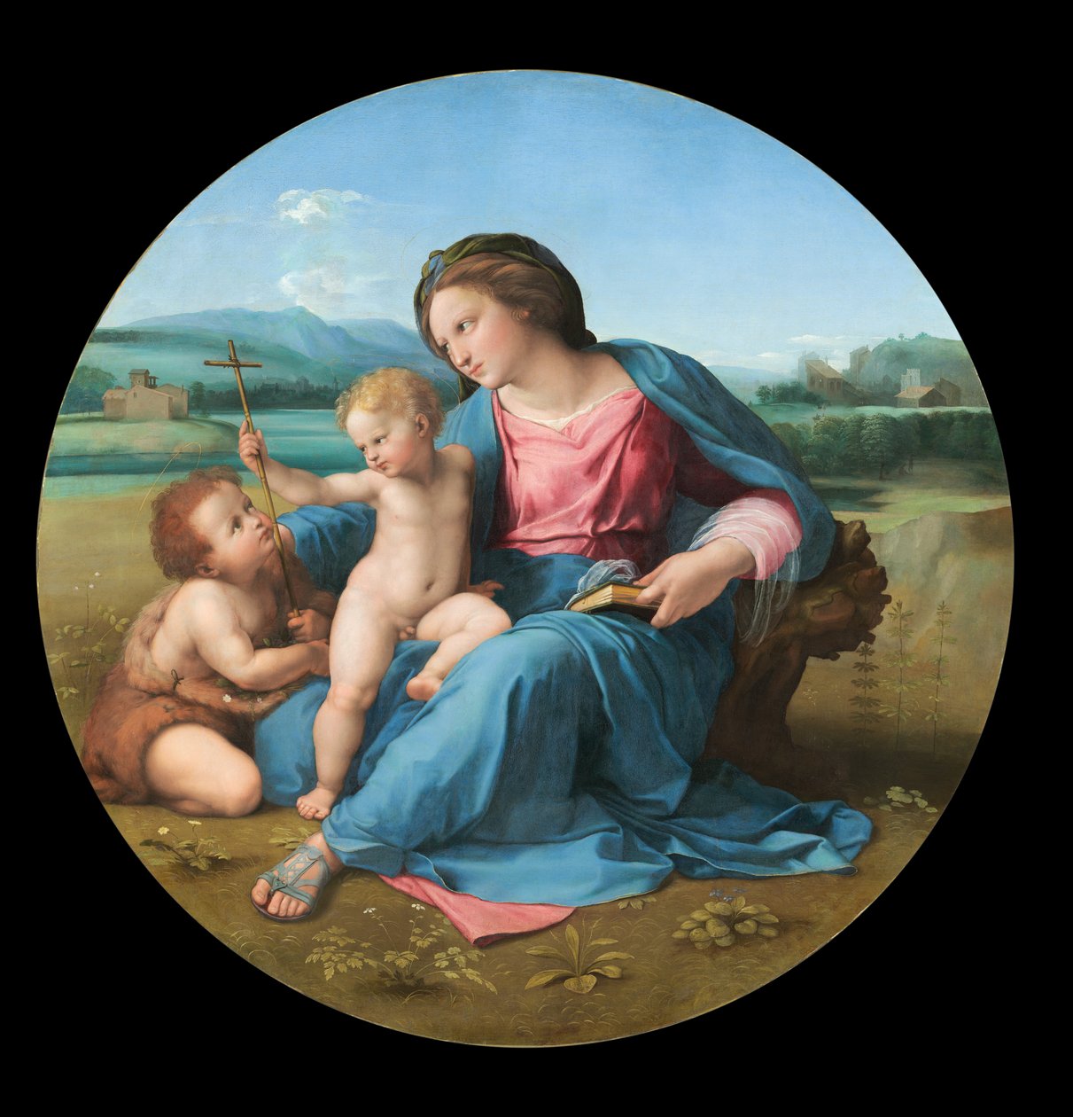 Alba Madonna av Michelangelo Buonarroti