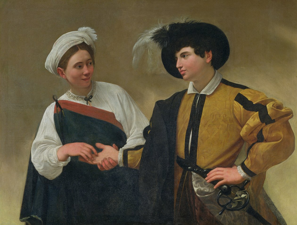 Spåmannen (La Buona Ventura), ca. 1594 av Michelangelo Merisi Caravaggio