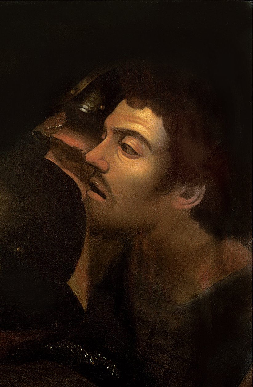 The Taking of Christ olje på lerret detalj av 204177 av Michelangelo Merisi Caravaggio