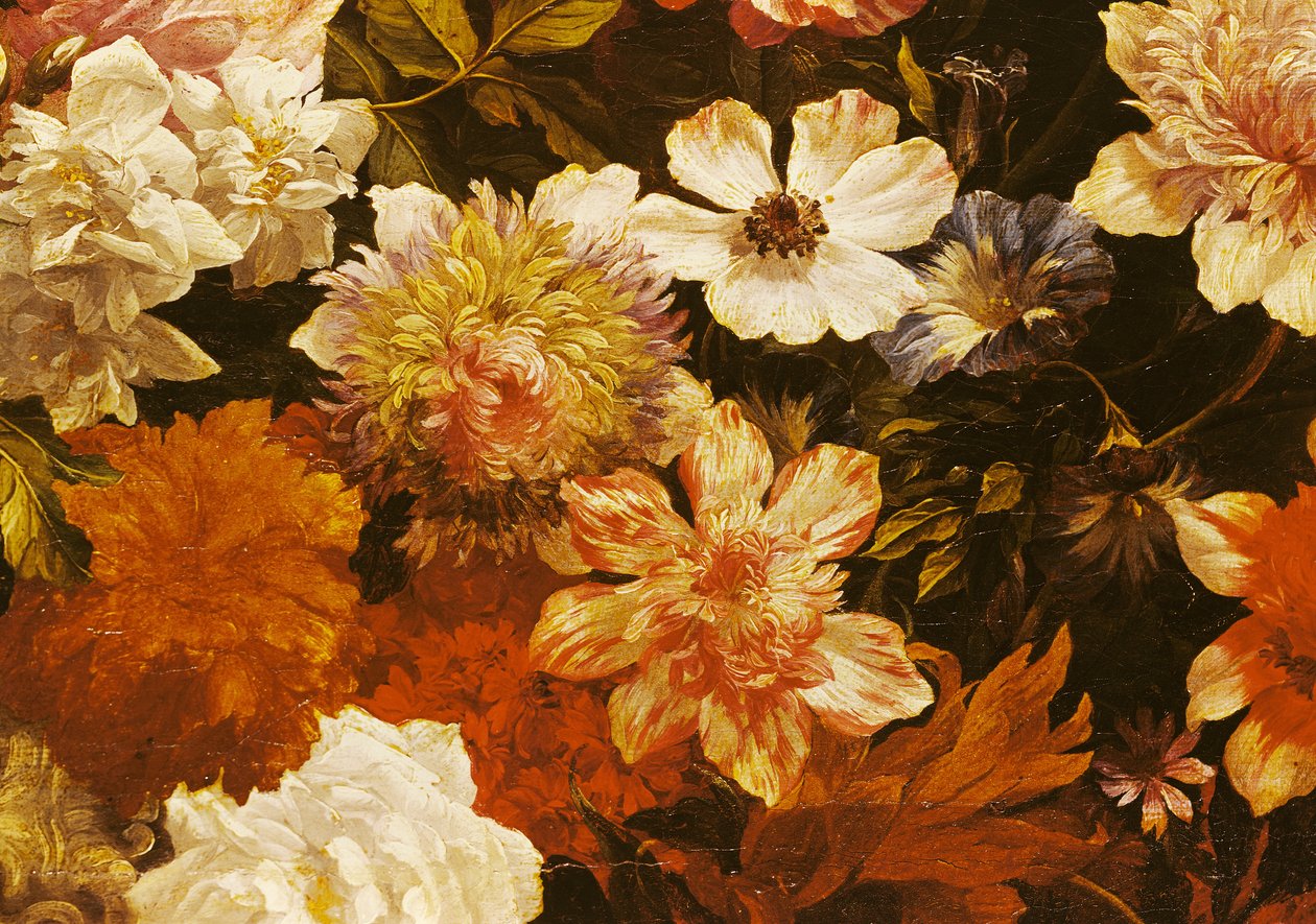 Detalj av blomster av Michelangelo Cerquozzi