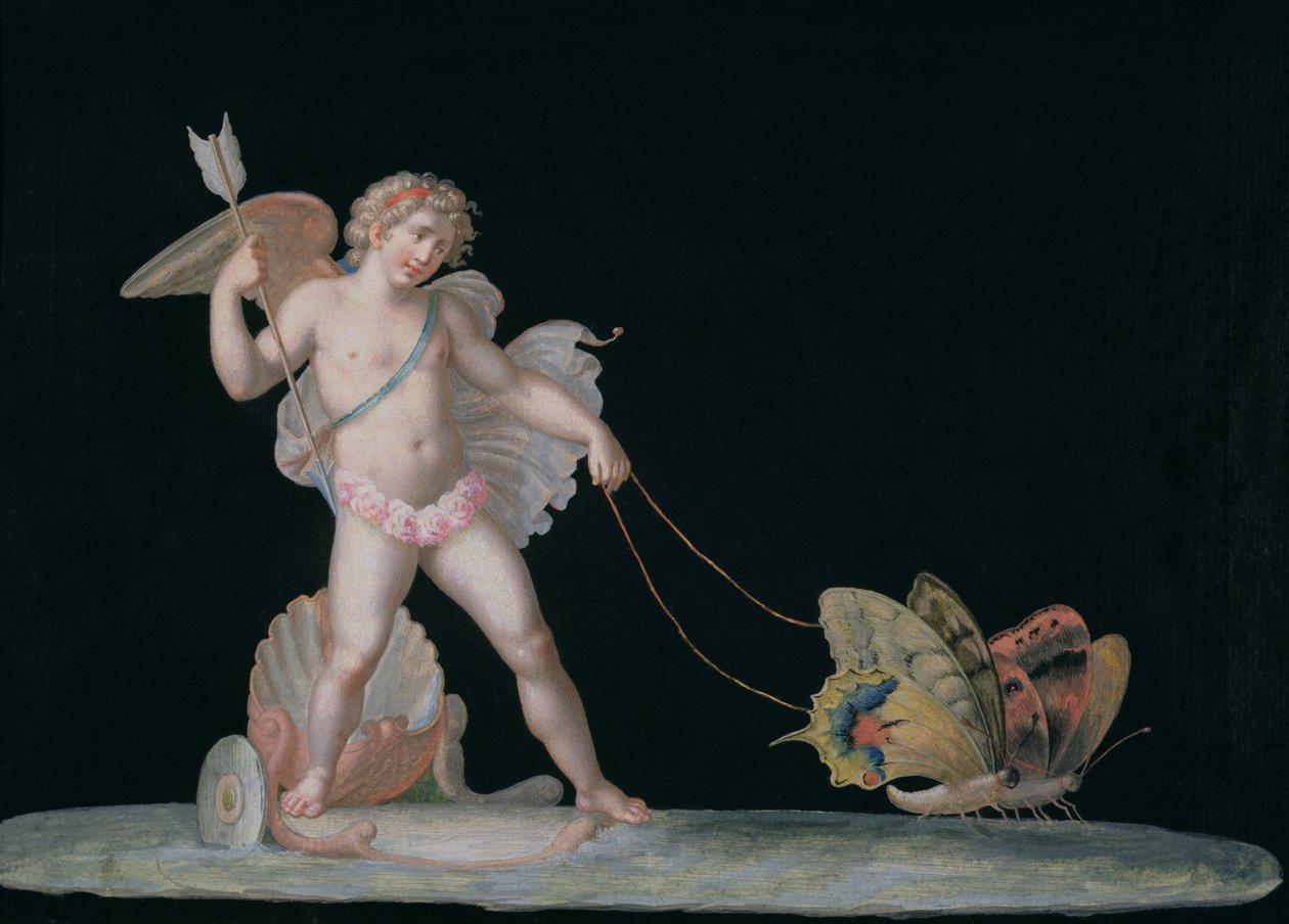 Amor ledet av sommerfugler av Michelangelo Maestri