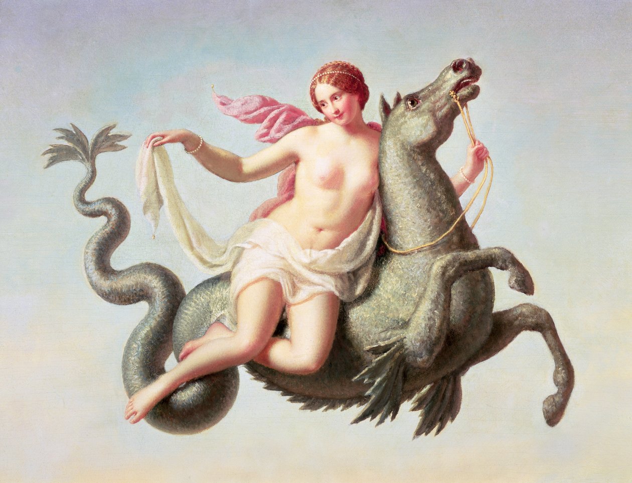 The Escape of Galatea (panel) av Michelangelo Maestri
