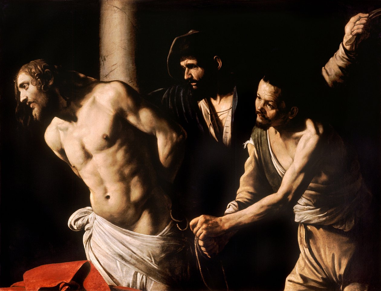Kristus ved kolonnen av Michelangelo Merisi Caravaggio