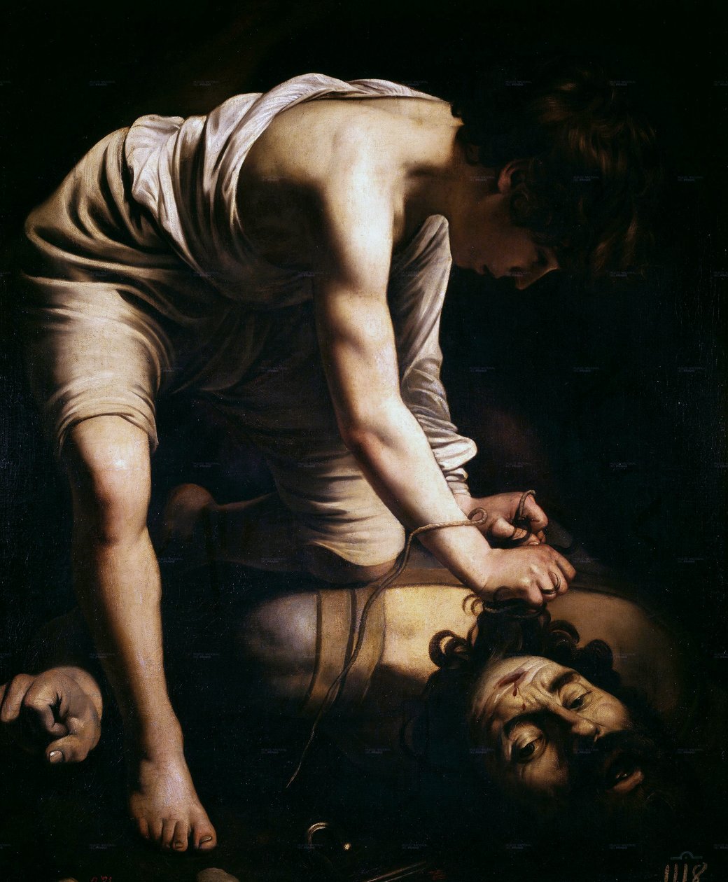 David og Goliat av Michelangelo Merisi Caravaggio