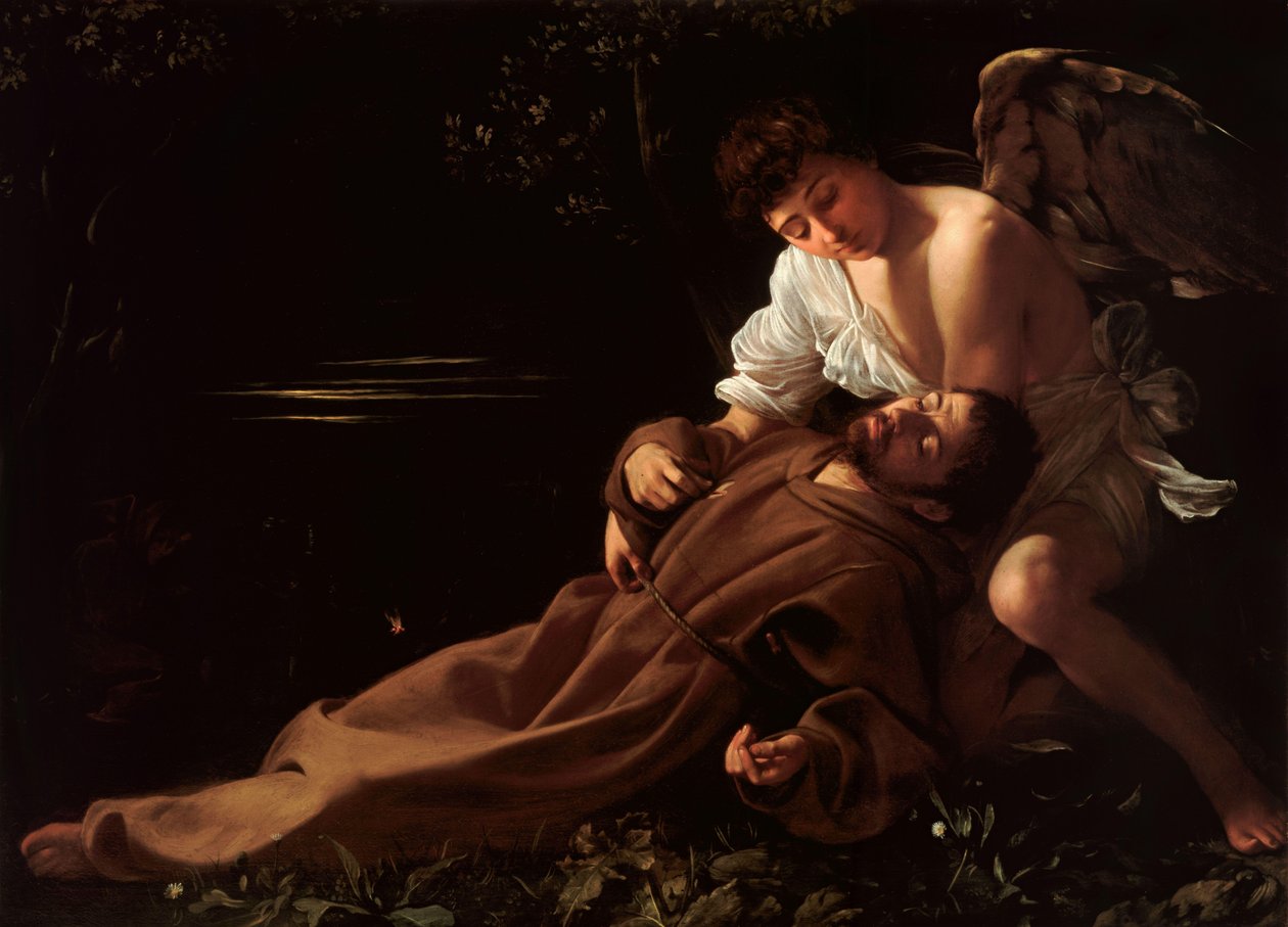 Frans av Assisi i ekstase av Michelangelo Merisi Caravaggio