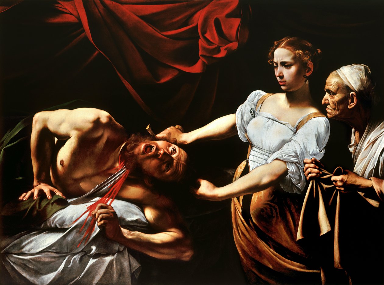 Judith halshugger Holofernes av Michelangelo Merisi Caravaggio