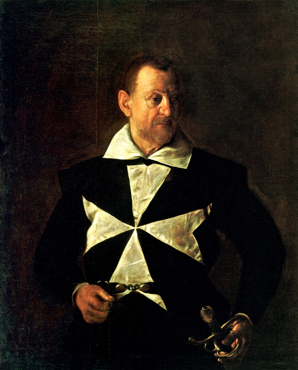 Portrett av Fra Antonio Martelli av Michelangelo Merisi Caravaggio