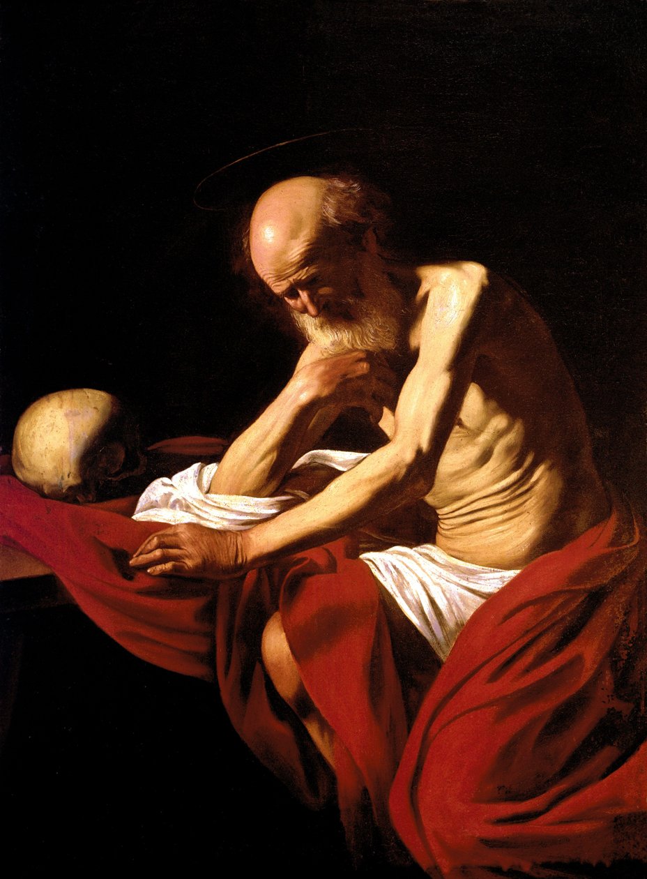 Sankt Jerome botfanger av Michelangelo Merisi Caravaggio