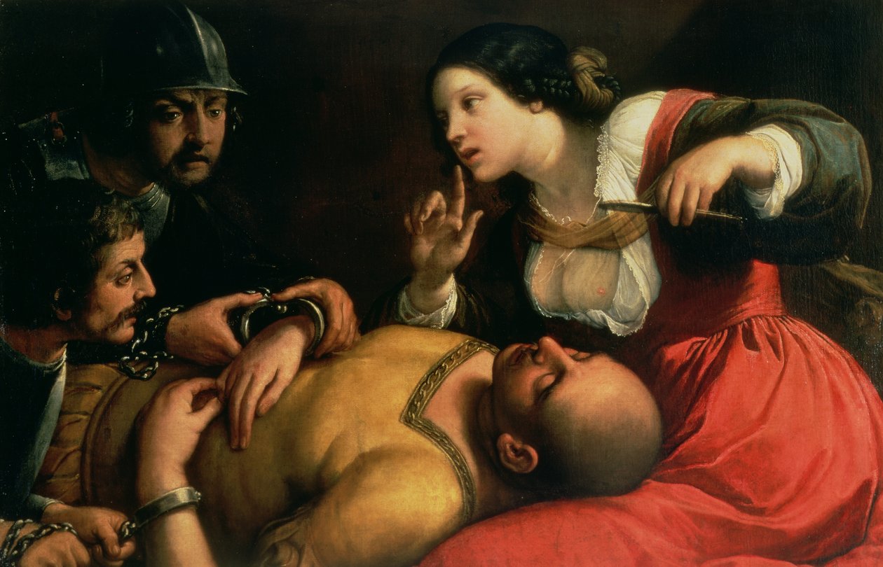 Samson og Delila av Michelangelo Merisi Caravaggio
