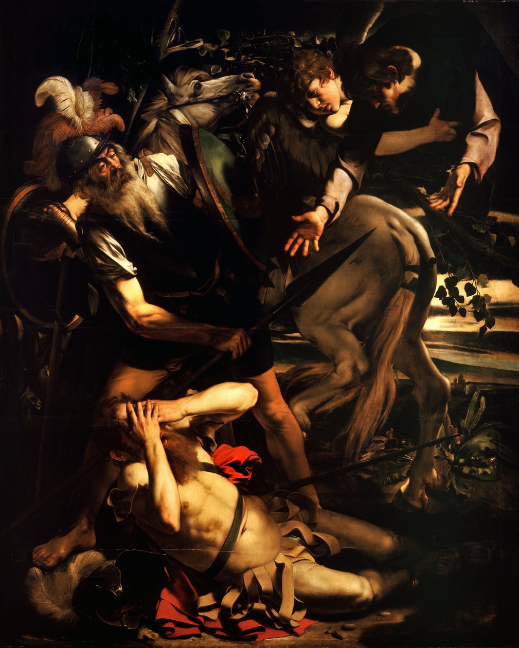 Omvendelsen av Saint Paul av Michelangelo Merisi Caravaggio
