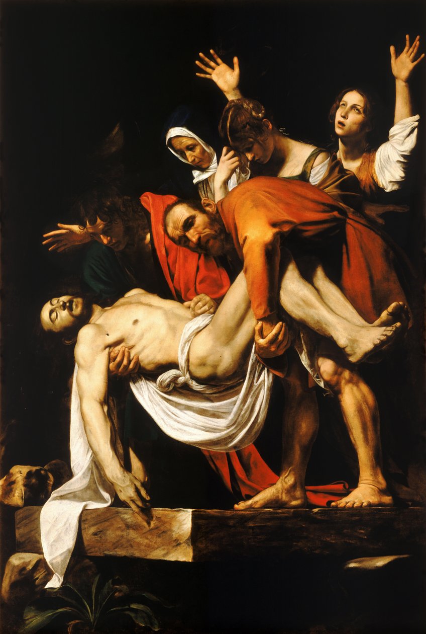 Kristi begravelse av Michelangelo Merisi Caravaggio