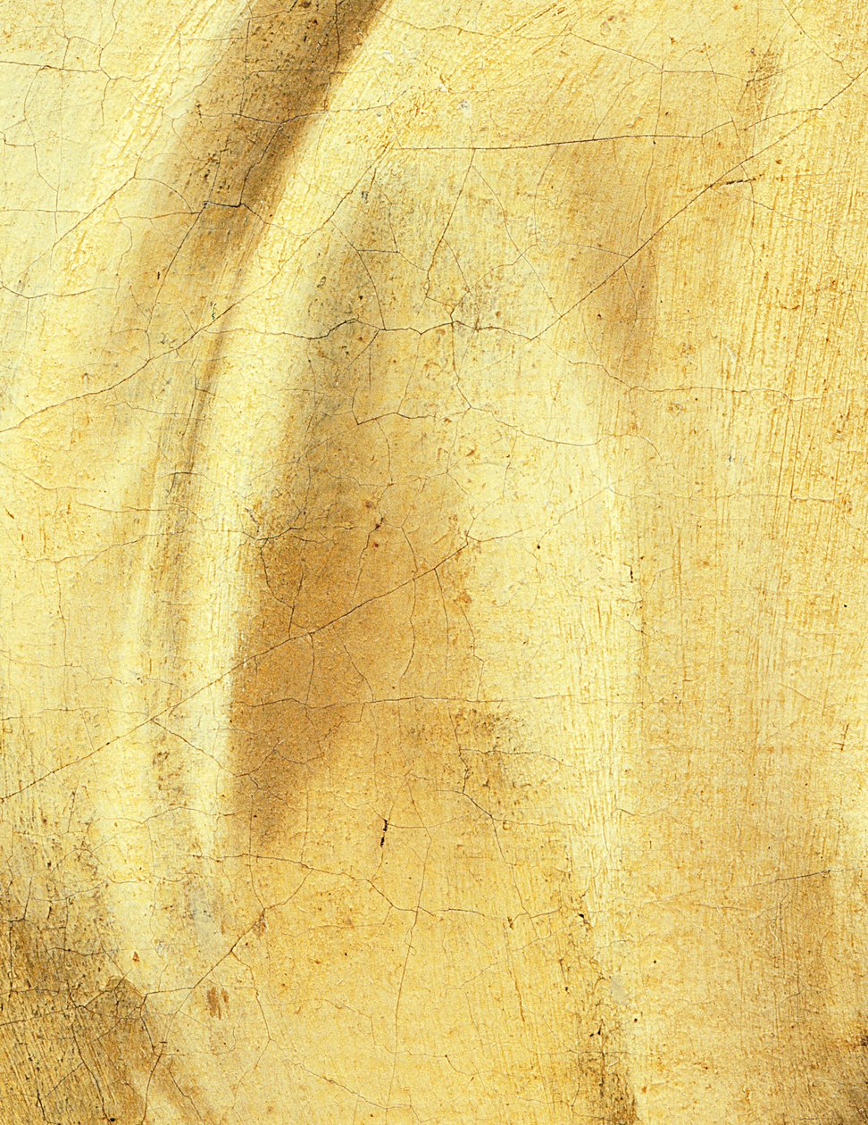 Nattverden i Emmaus, 1601 (olje og tempera på lerret) (detalj av 263504) av Michelangelo Merisi Caravaggio
